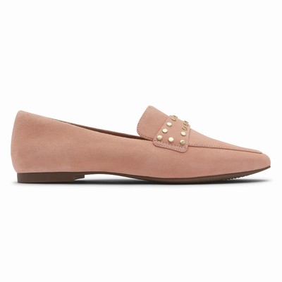 Mocassins Rockport Total Motion Laylani Studded Mulher Rosa PT-20681